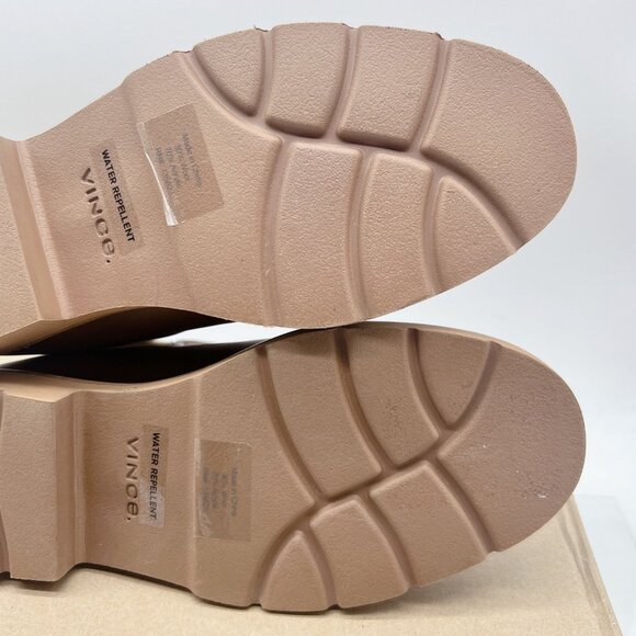 Vince Rue Chelsea Ankle Boots Booties Brown Leather Waterproof Platform US 6 - Picture 10 of 12